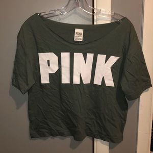 PINK Cropped tee